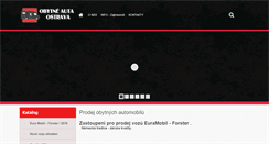 Desktop Screenshot of obytne-auta-ostrava.cz